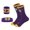 23-Purple, variant on CawBing Girls Boys Basketball Socks & Basketball Sweatbands & Basketball Wristbands Kit, 4 Pcs Classic Number Basketball Accessories Socks Sport Socks for Kids 6-10 Years