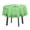 Mint Green, variant on Vargottam Ruffle Tablecloth Kitchen Dining Tabletop Cover Decoration Cotton Solid Table Cover Round, Mint Green-54 Inches Diameter