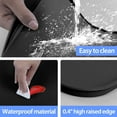 thumbnail image 4 of Washer and Dryer Top Protector, 23.6" x 19.7" Non-slip Silicone Dryer Cover for the Top, Dust-proof Protective Washing Machine Mat for Home, Laundry Room (Black), 4 of 5