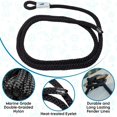 thumbnail image 2 of "Sand Shark 2-Pack Black Nylon Double Braided Fender Lines, 5' x 3/8""", 2 of 7