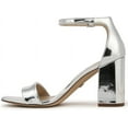 thumbnail image 4 of Sam Edelman Women's Daniella Heeled Sandal Soft Silver Specchio 6 Medium, 4 of 6