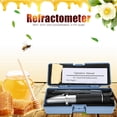 thumbnail image 2 of Refractometer, 58~92% Wort Specific Gravity Refractometer Handheld Refractometer Fits for Beer, Sugar, Food, Fruit, Beverages Honey, 2 of 8