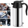 thumbnail image 3 of Taza de calefacción eléctrica para coche de acero inoxidable de 12V y 750ml, hervidor de agua para agua, té, café y leche, 3 of 5