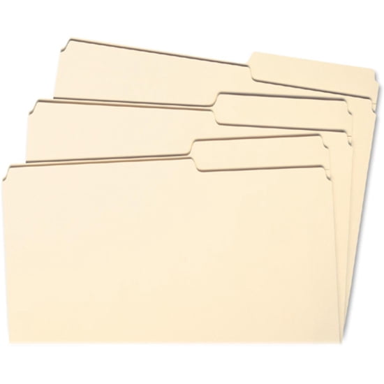 Smead File Folders, Reinforced 2/5-Cut Right Posit