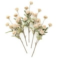 thumbnail image 1 of Pompón Floroom Mum de seda sintética con flores artificiales, 5 unidades, color beige, 1 of 4