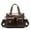 Coffee, variant on Handbag Retro First Layer Leather Business Travel Bag Men's Leather Duffel Bag,Coffee