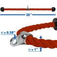 thumbnail image 5 of Yes4All Deluxe Tricep Rope Attachment 36inch/91cm Red, 5 of 7