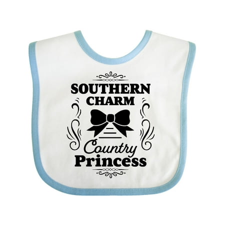 

Inktastic Southern Charm Country Princess with Bow Gift Baby Girl Bib