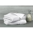 thumbnail image 2 of Ample Decor 100% Cotton White Hand Towel for Bathroom Set of 2- Super Soft, Quick-Dry, Highly Absorbent, Popcorn Textured - Mulaayam Collection - 18 X 28 Inch, 2 of 5