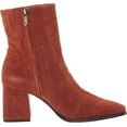 thumbnail image 6 of Sam Edelman Mayla Mesa Rust Block Heel Squared Toe Fashion Leather Ankle Boots (Mesa Rust, 8.5), 6 of 6