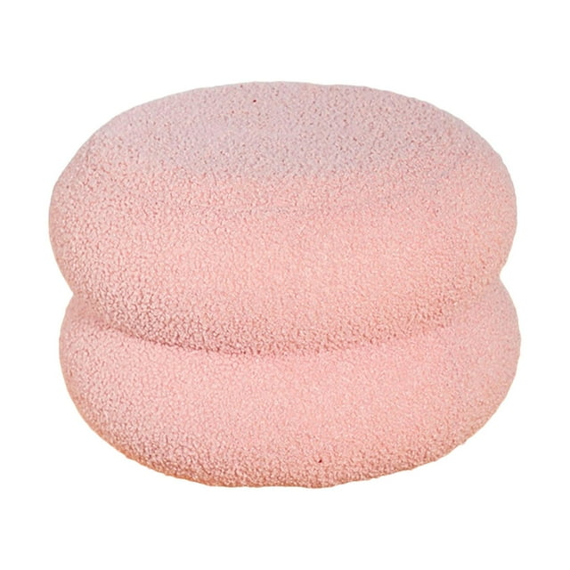 GROWTH TANK Tabouret Rond Repose-Pieds avec Siège Rembourré Tabouret Moderne pour Changer de Chaussures Ottoman pour Chambre Maison Chevet Entrée Mobilier Rose