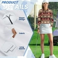 thumbnail image 6 of Yuyamidu Southwest Aztec Horse Long Sleeve Golf Shirt for Women Red Tennis Tops Running Shirt with Collar Sports Athletic T-Shirt Shirts Size S, 6 of 8