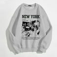 thumbnail image 2 of toraway Chandails en Molleton Graphiques pour Femmes, Tee-Shirts Graphiques à Manches Longues, Col Rond, Pulls pour Femmes TTG, 2 of 4