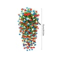 thumbnail image 4 of Tyidzon 4th of July Red White and Blue Flowers, 29 Inch Hanging Patriotic Flowers with Basket for Independence Day Memorial Day Decorations, 4 of 8