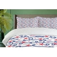 thumbnail image 4 of Ambesonne Starfish Duvet Cover Sets, Scallops, 2-King, Multicolor, 4 of 7