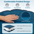 thumbnail image 6 of Costway Oversized Camping Chair, Folding Upholstered Oxford Chair with Side Pockets Blue, 6 of 10