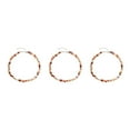 thumbnail image 3 of Guardoinrt Femmes Filles Perles Déclaration Collier à la Mode et Polyvalent Addition Café 3Set, 3 of 6