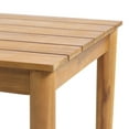 thumbnail image 6 of GDF Studio Plumb Outdoor Acacia Wood Side Table, Teak, 6 of 7