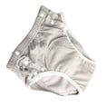 thumbnail image 6 of Xirurus Adult Cloth Diaper Washable Leakproof Extra Absorbency Pure Cotton Incontinence Underwear Grey M for Elderly Women and Men Reusable Heavy Protection, 6 of 9
