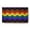 Inclusive Pride Chevron, variant on Simply Daisy 2' x 3' Inclusive Pride Inclusive Pride Chenille Indoor/Outdoor Rug