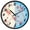 Delicate Cherry Blossoms, variant on Dailycode Night Light Wall Clock Glow in The Dark 12 inch Battery Operated Silent Luminous Clocks, Colorful Curve Lines