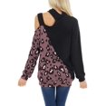 thumbnail image 4 of Womens Cold Shoulder Oversized Turtleneck Sweaters Long Sleeve Chunky Solid Color Knitted Pullover Outwear Coat, 4 of 4