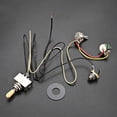 thumbnail image 3 of Toystoory Kit de arnés de cableado de guitarra eléctrica con interruptor, herramientas de reparación de palanca, accesorios de plata, Accesorios para instrumentos musicales, 3 of 6