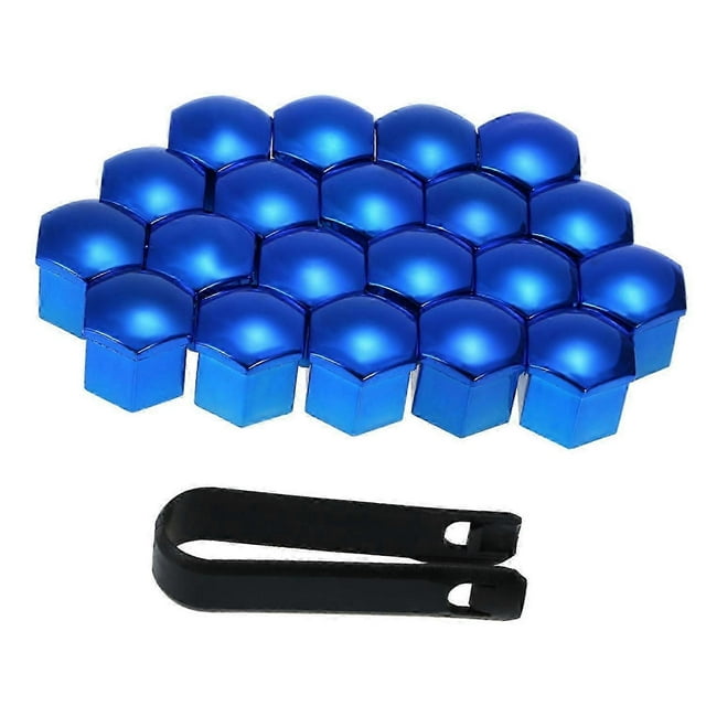 20pcs Universal 21mm Wheel Nut Covers Lug Nut Caps Screw Protector