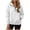 #New White, variant on AloohaidyvioNo Boundaries Womens Sweatshirts Fall Casual Lightweight Soft Loose Long Sleeve Half Zip Pullover Tops