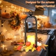 thumbnail image 6 of 2 Piece Autumn Harvest Metal Lantern Set with with Flameless Pillar LED Candles,Decorative Lanterns for Home Decor,Festive Decor for Porch,Yard & Thanksgiving, 6 of 8