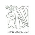 thumbnail image 2 of Troqueles metálicos de corte de vestido para tarjetería y scrapbooking, 2 of 7