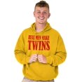 thumbnail image 4 of Funny New Father Real Men Make Twins Hoodie Hooded Sweatshirt Men Brisco Brands 3X, 4 of 6