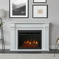 thumbnail image 3 of Real Flame Whittier 58" Wood Grand Electric Fireplace in Rustic White, 3 of 15
