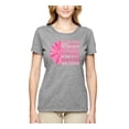 thumbnail image 2 of Wild Bobby, We Don't Know How Strong We are Until Strong is the Only Choice, Breast Cancer Awareness, Women Graphic Tee, Heather Grey, X-Large, 2 of 4