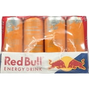 Red Bull Amber Edition Strawberry Apricot Energy Drink, 12 fl. oz., Pack of 24 Cans