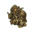 thumbnail image 2 of Zeckos Bronze Resin Steampunk Mechanical Octopus Skull Tabletop Statue, 2 of 9