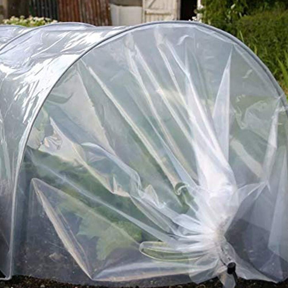 Premium Polyethylene Greenhouse Film Garden Poly Tunnel Clear Plastic Single Layer Greenhouse Plants Metal Frame Protector Roof Panels Foil Hothouse