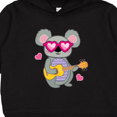 thumbnail image 3 of Inktastic Koala Cute Girls Guitar Toddler Hoodie, 3 of 4