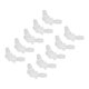 thumbnail image 2 of 10Pcs Elbow Hose Joint 90 Degree Connector Adapter L Shape Equal Diameter Plastic Fittings 6.4mm, 2 of 5