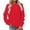 Red, variant on TMOYZQ Oversized Sweatshirt for Women, Solid Color Casual Loose Lightweight Soft Sweatshirt Crew Neck Long Sleeve Shirts Basic Comfy Pullover Tops