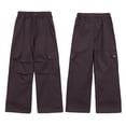 thumbnail image 3 of ShomPort Cargo Pants for Boys Girls Full Length Drawstring Baggy Streetwear Workout Cozy Causl Kids Clothes with Multi-Pockets, 3 of 6