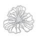 thumbnail image 3 of Decoración floral para colgar en la pared, letrero de pared de flores de metal, arte de pared de hierro Blanco Pequeño, 3 of 9