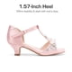 thumbnail image 5 of Sandalias para Niñas DREAM PAIRS KKUMHS2501 Perla Tiras en T Rosa, 5 of 6