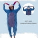 thumbnail image 3 of Pijamas unisex para adultos, de franela, para cosplay, animales, de una pieza, disfraz de Halloween, ropa de dormir para el hogar, 3 of 4