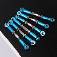 thumbnail image 2 of Turnbuckle Rod 6pcs 71mm Aluminum Turnbuckle Rod Linkage Steering Rods Compatible for Rc 1/10 Redcat Traxxas Epxhsp Zd Racing Hpi Truck Buggy Ruggy Upgrade Parts (Blue), 2 of 8