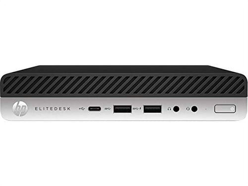 Restored HP EliteDesk 800 G4 DM Desktop Mini PC aEUR" Core i5-8500 3.0GHzaEUR" 16GB RAM aEUR" 500GB Hard Drive Windows 10 Pro (2YH19AV)