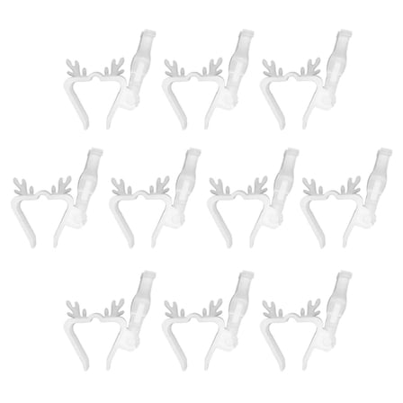 Kuntesetty 10 Pieces Christmas Light Clips Holiday Light Clips Outdoor Light Hook Clips