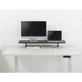 thumbnail image 2 of Kantek Desktop Attachable Computer Monitor Riser with Securing Clamp, Extra-Wide, Black, 2 of 2