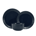 thumbnail image 2 of Refurbished Mainstays Chiara 12-Piece Stoneware Navy Dinnerware Set, 2 of 3