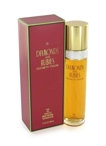 Diamonds and Rubies by Elizabeth Taylor for Women, Eau De Toilette Spray, 3.3-Ounce